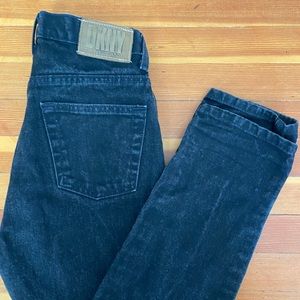 DKNY Trademark black jeans